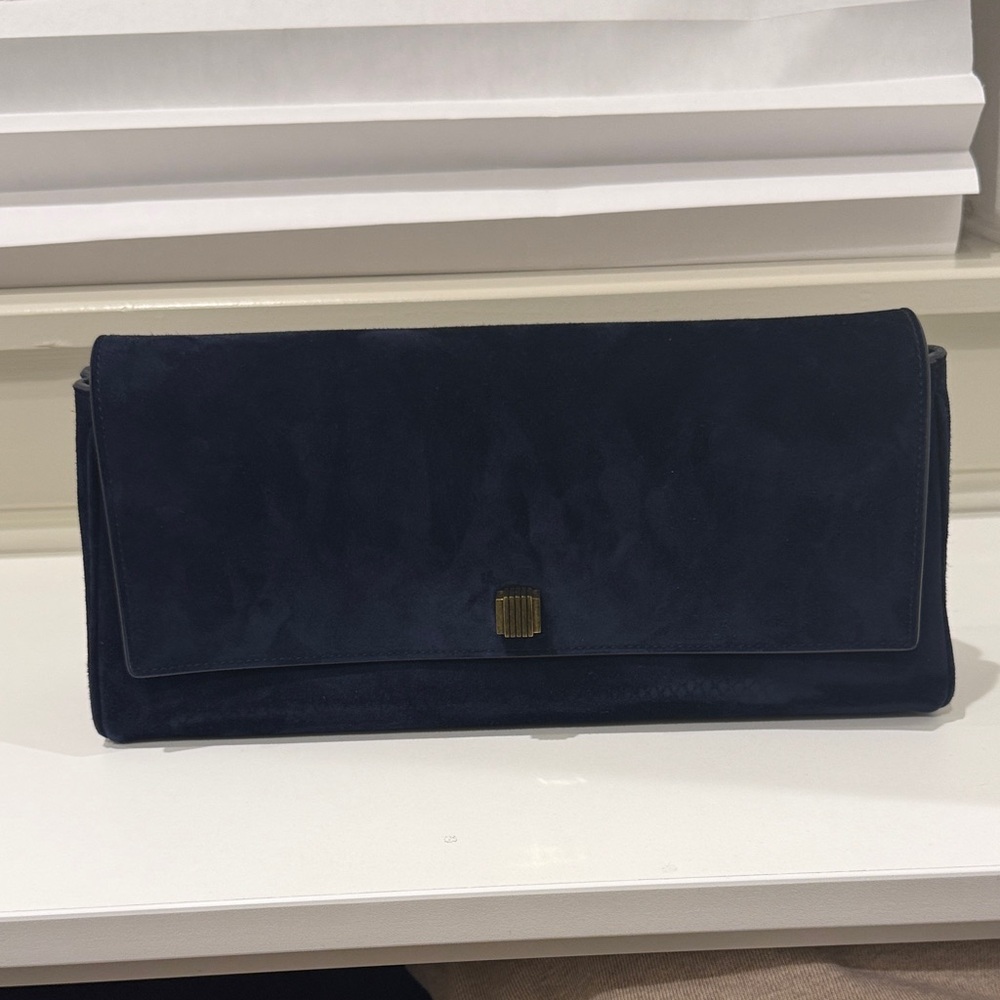 Khaite Audrey Clutch Navy Blue- BRAND NEW, NEVER USED